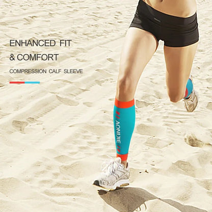 AONIJIE E4405 Knit Compression Leg Calf Sleeves Socks Shin Splint Support Relief For Running Jogging Marathon Hiking Soccer - Run Forrest Store