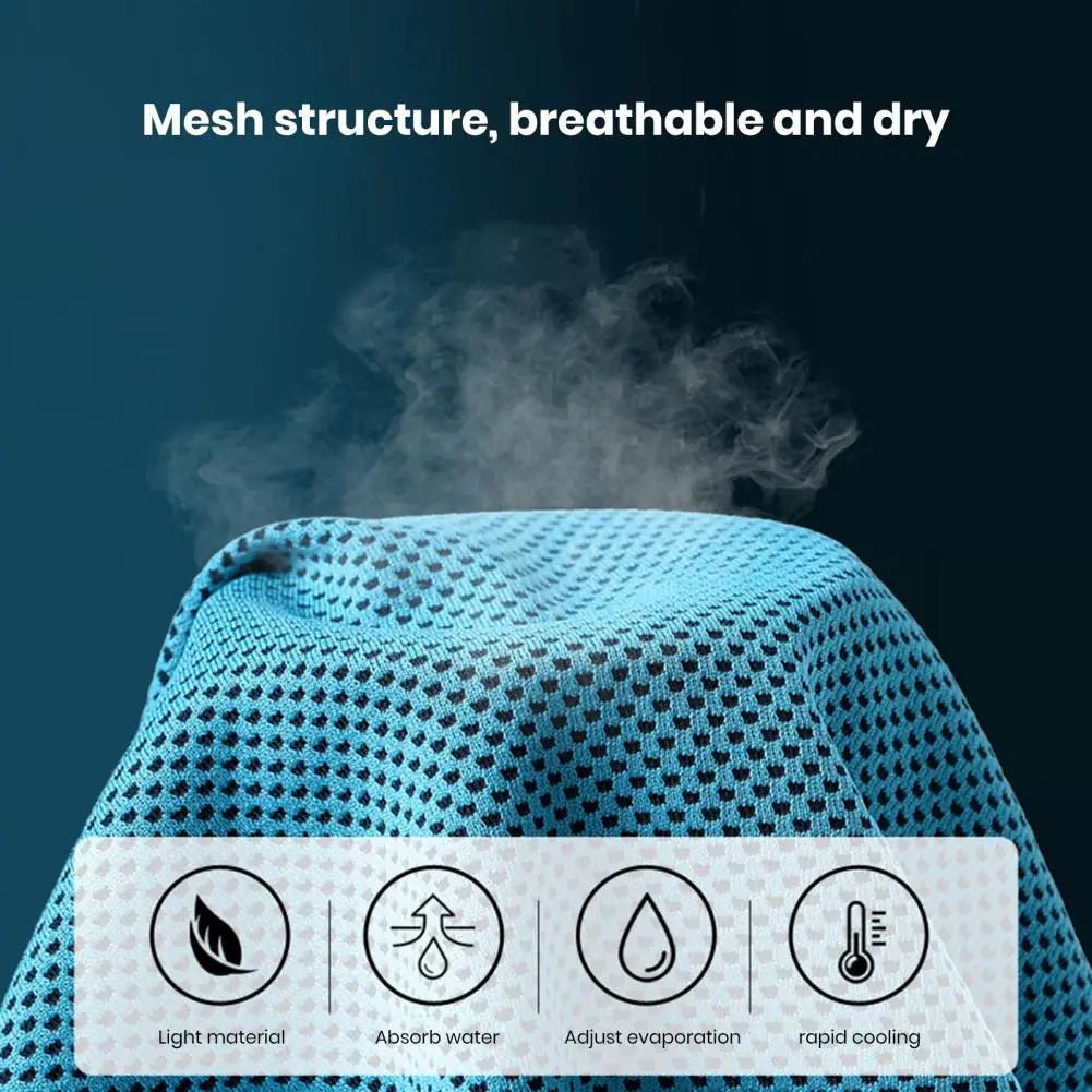 Instant Cooling Towel Quick Dry Sweat Absorption Running Towel Yoga Towel Workout Sports Physical Cooling Gym Fitness Towels - Run Forrest Store